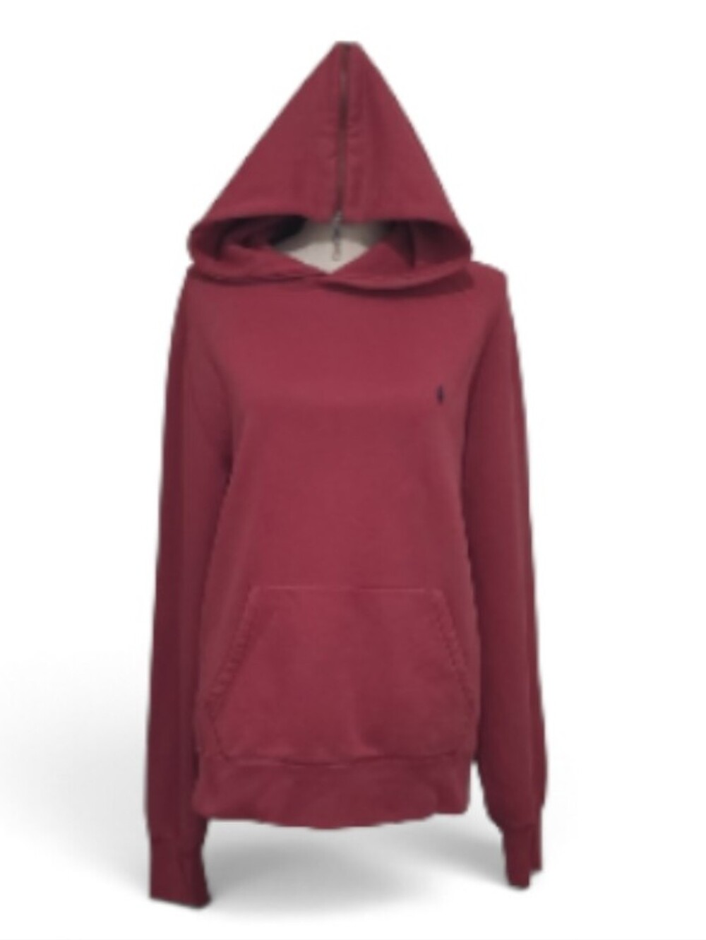 Polo by Ralph Lauren Vintage Y2k 90's Cotton Split/zipped  Hood Pullover Hoodie